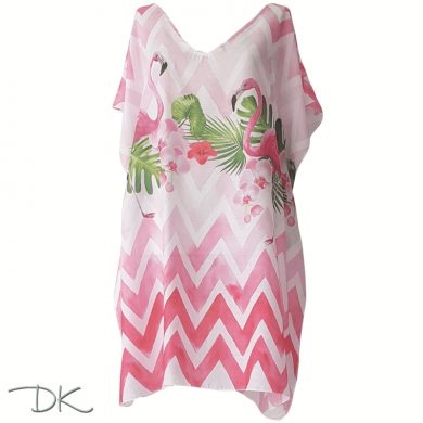 Pink Flamingo Pareo